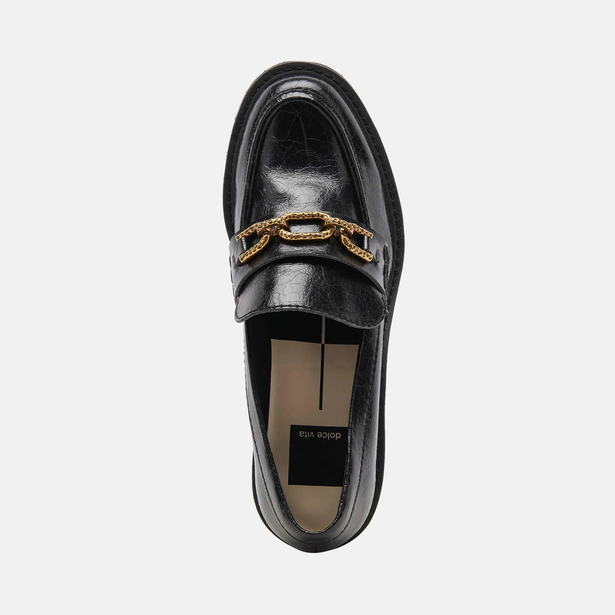 HARLEN LOAFER MIDNIGHT CRINKLE PATENT