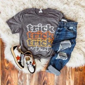 Heather Gray Trick or Treat Tee - Unisex Shirt