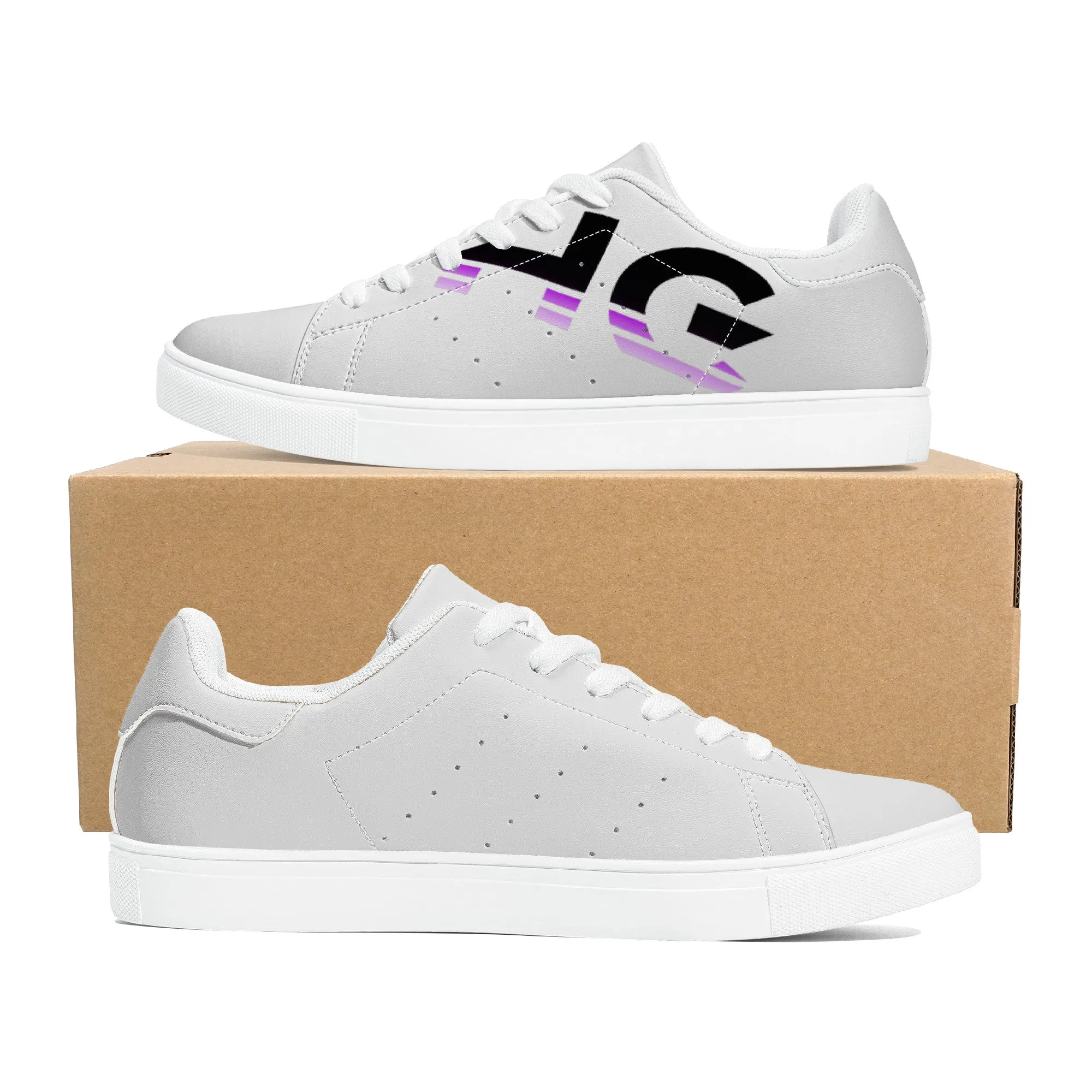 HG - Purple & Black | Custom Branded Company Shoes | Shoe Zero