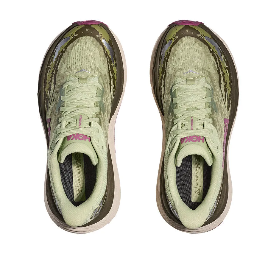 Hoka Stinson 7 | Seed Green / Beet Root | Womens