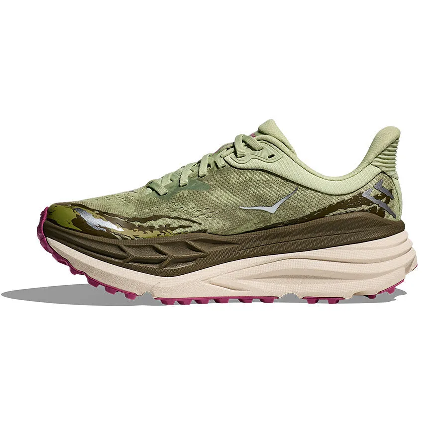 Hoka Stinson 7 | Seed Green / Beet Root | Womens