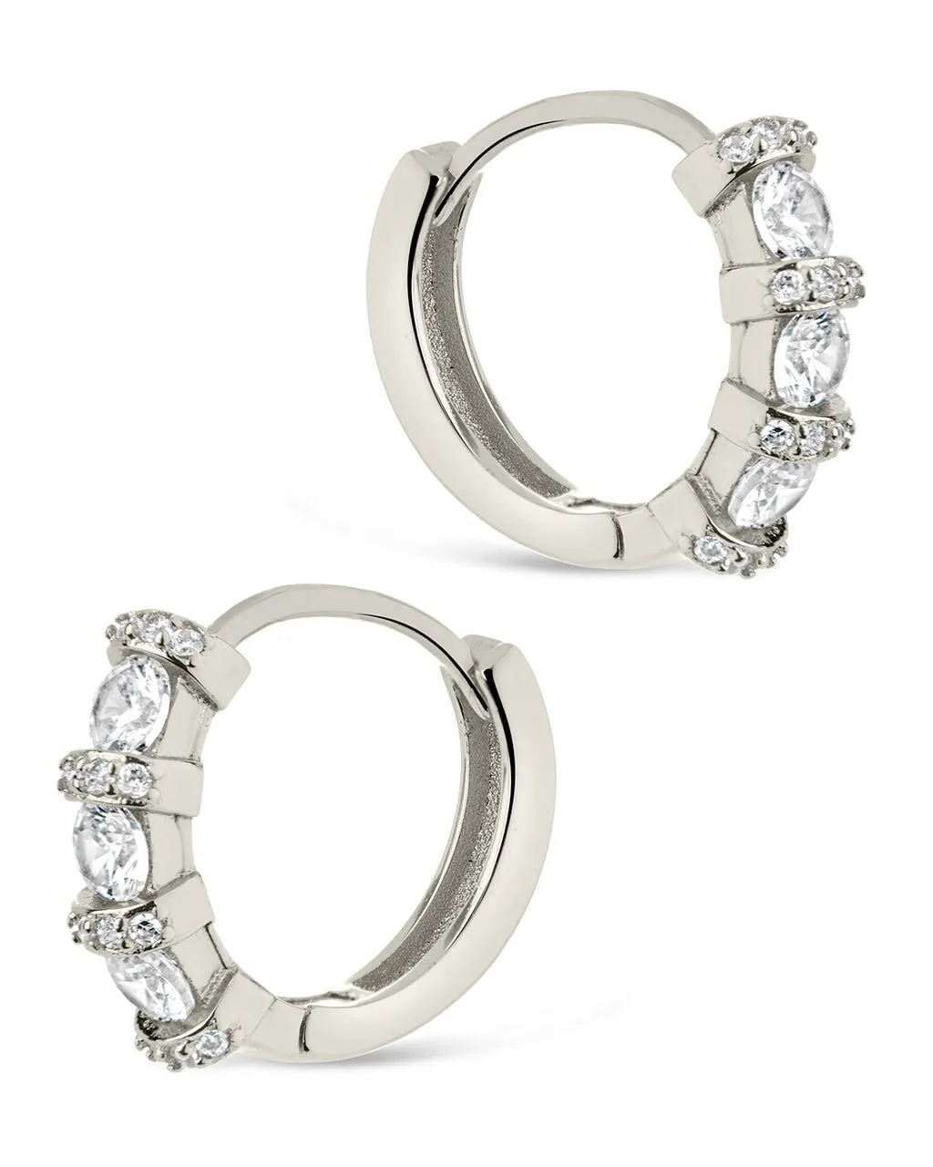 Iskra CZ Micro Hoop Earrings