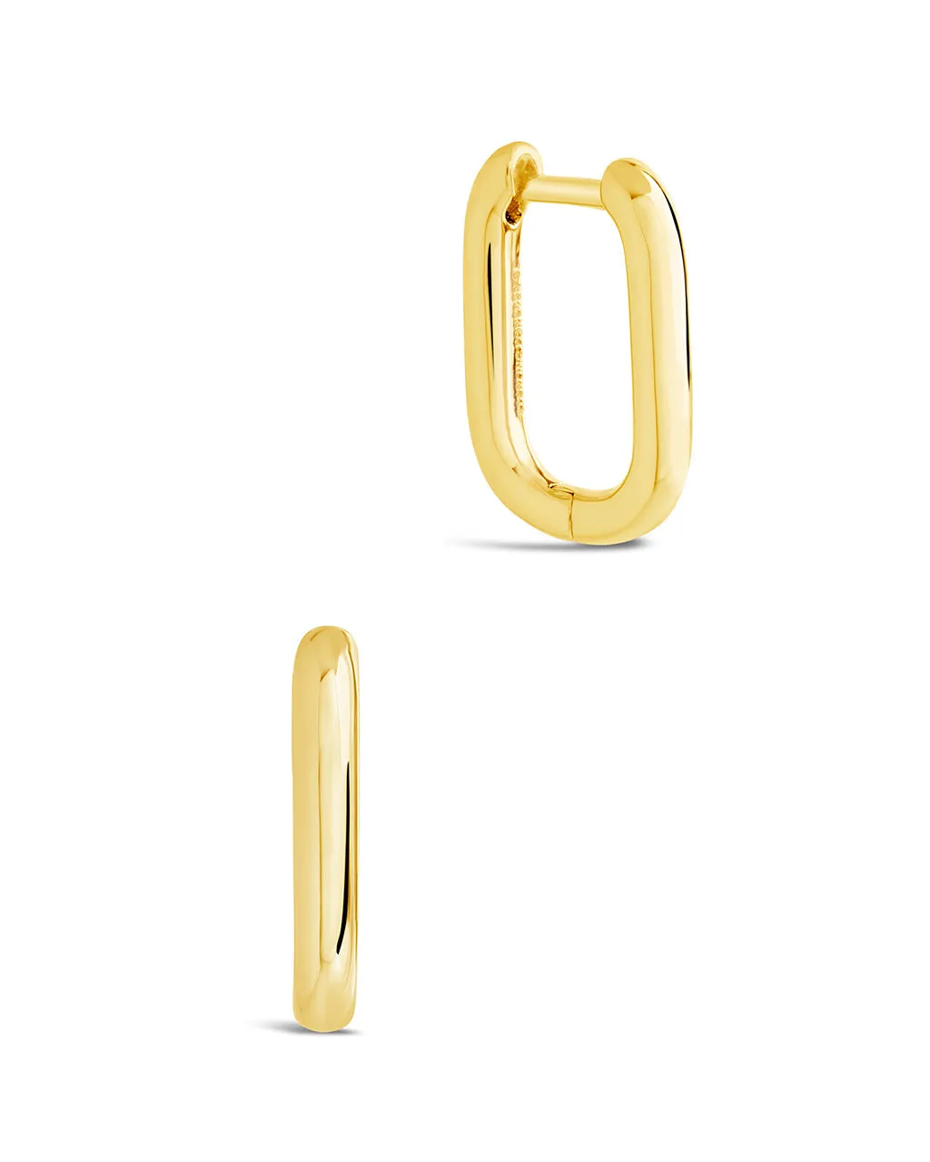 Josie Rectangular Hoop Earrings