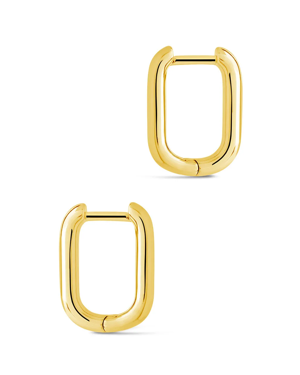 Josie Rectangular Hoop Earrings