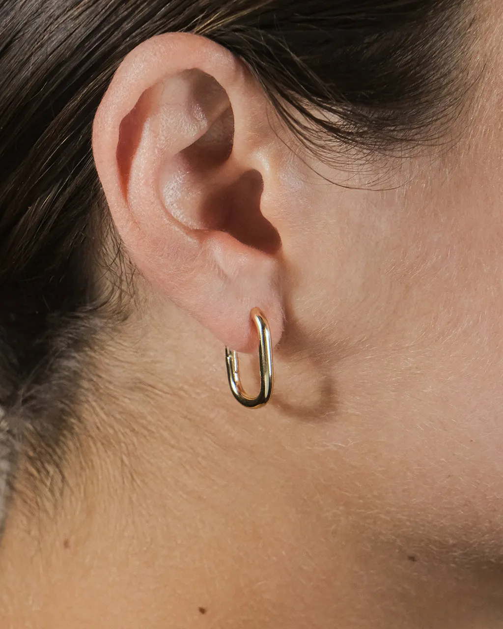 Josie Rectangular Hoop Earrings