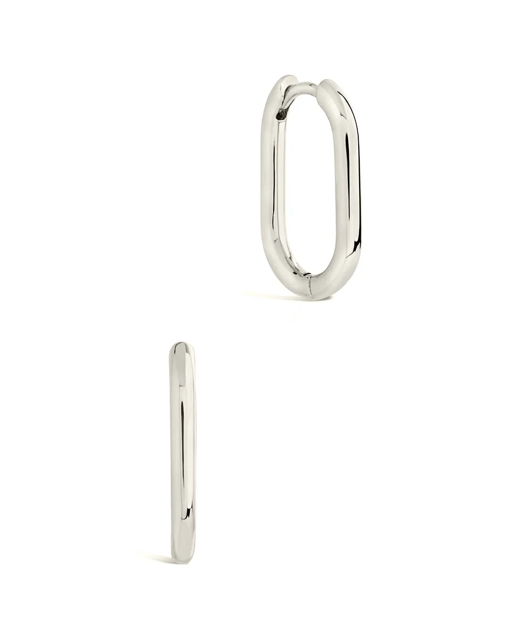 Josie Rectangular Hoop Earrings