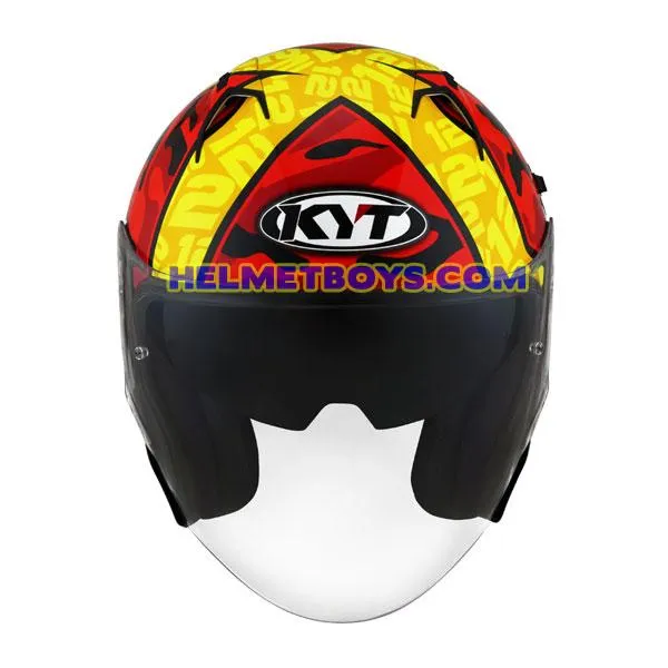 KYT NFJ Motorcycle Sunvisor Helmet XAVI FORES