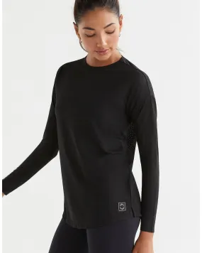 Lilybod Toby Mesh Long Sleeve - Black