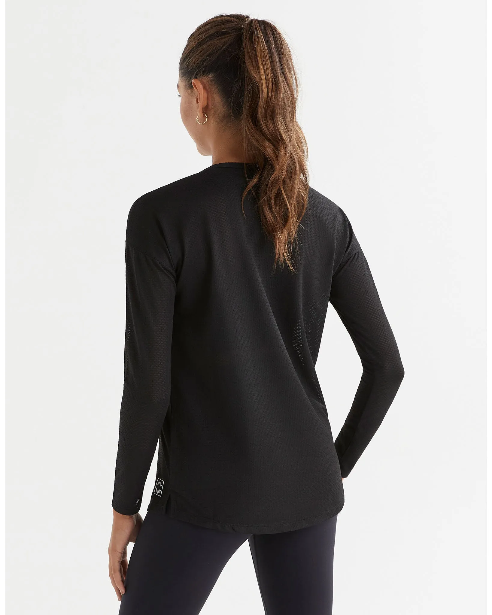 Lilybod Toby Mesh Long Sleeve - Black