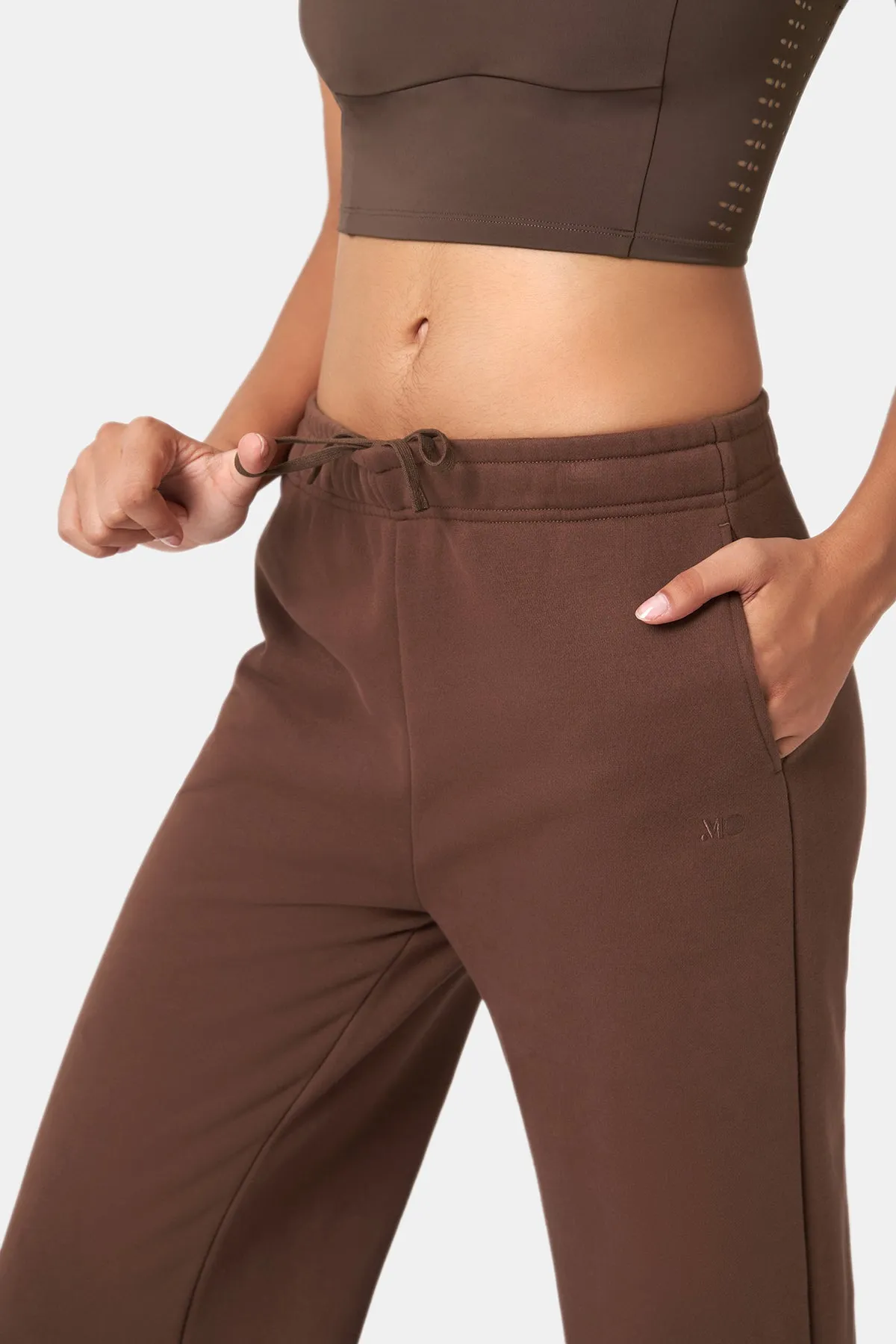 Loose-Fit Straight-Leg Long Sweatpants