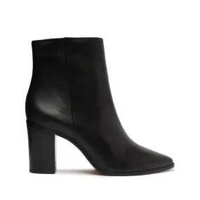 Magali Block Leather Bootie