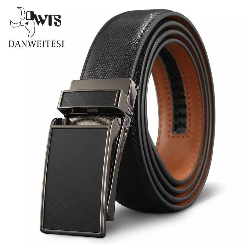 Male Men's Belt  Leather Strap Luxury Brand