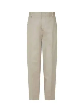 Men s Cotton Twill Tapered Pants Khaki