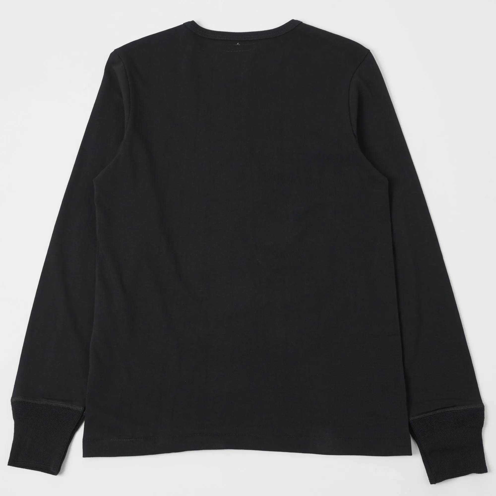 Merz b. Schwanen 206 Long Sleeve Henley - Charcoal