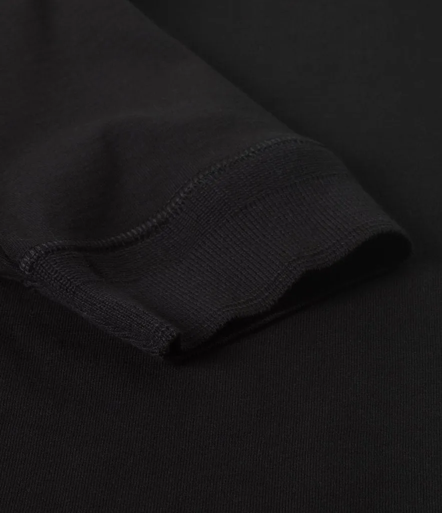 Merz b. Schwanen 207 Short Sleeve Henley - Deep Black