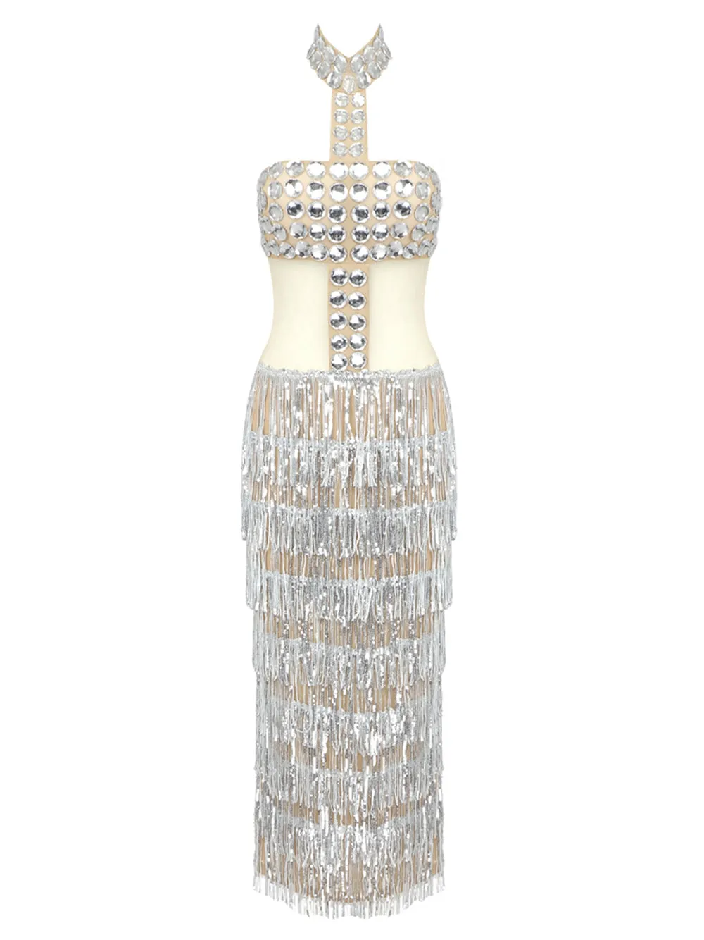 NAPPA Sequin Tassel Dress