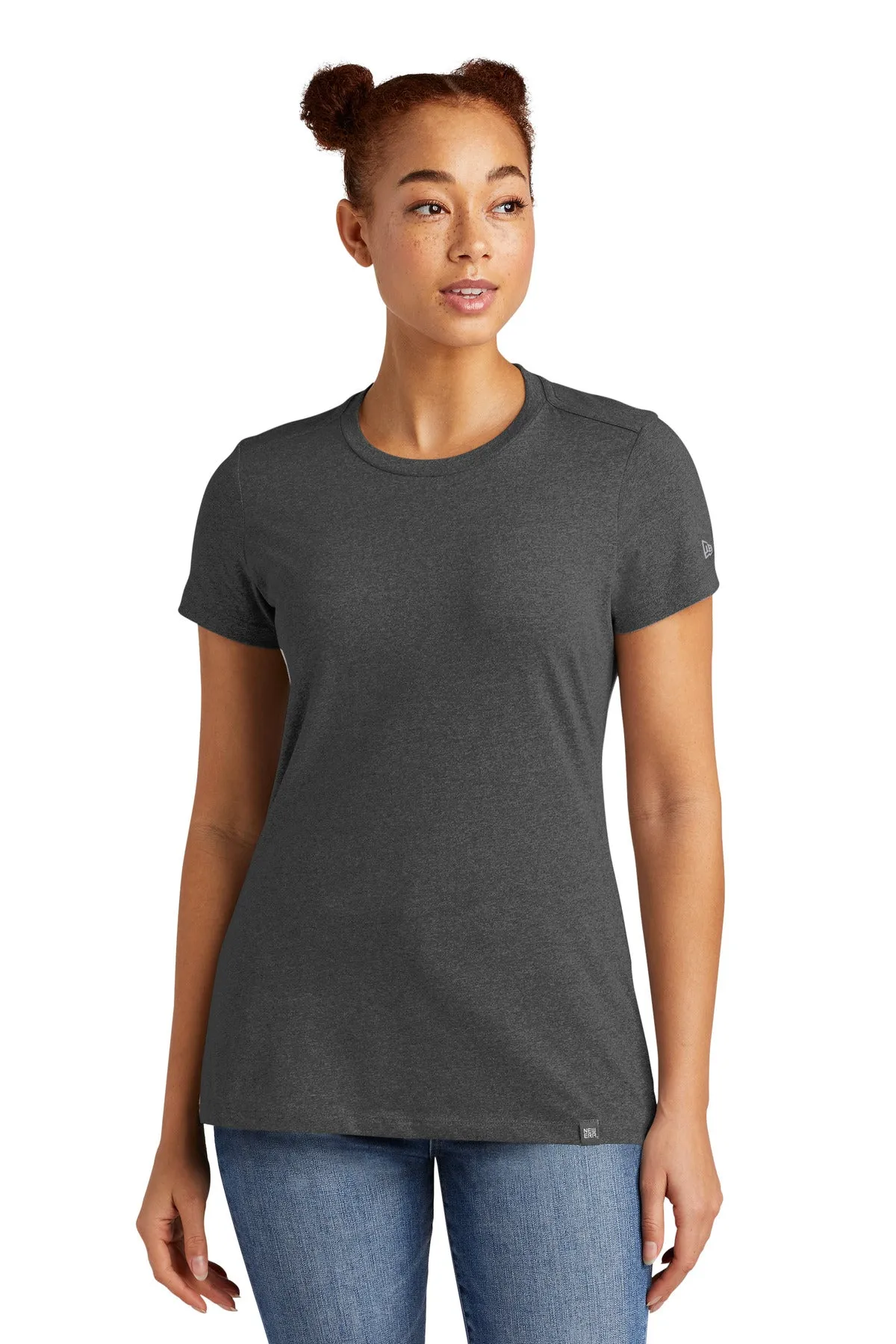 New Era Ladies Heritage Blend Crew Tee. LNEA100