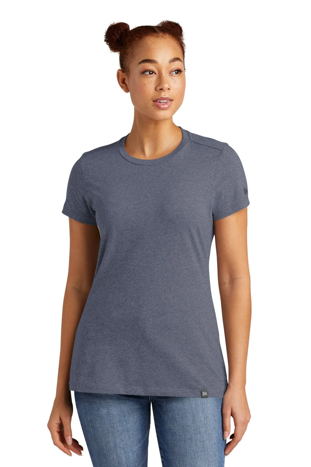 New Era Ladies Heritage Blend Crew Tee. LNEA100