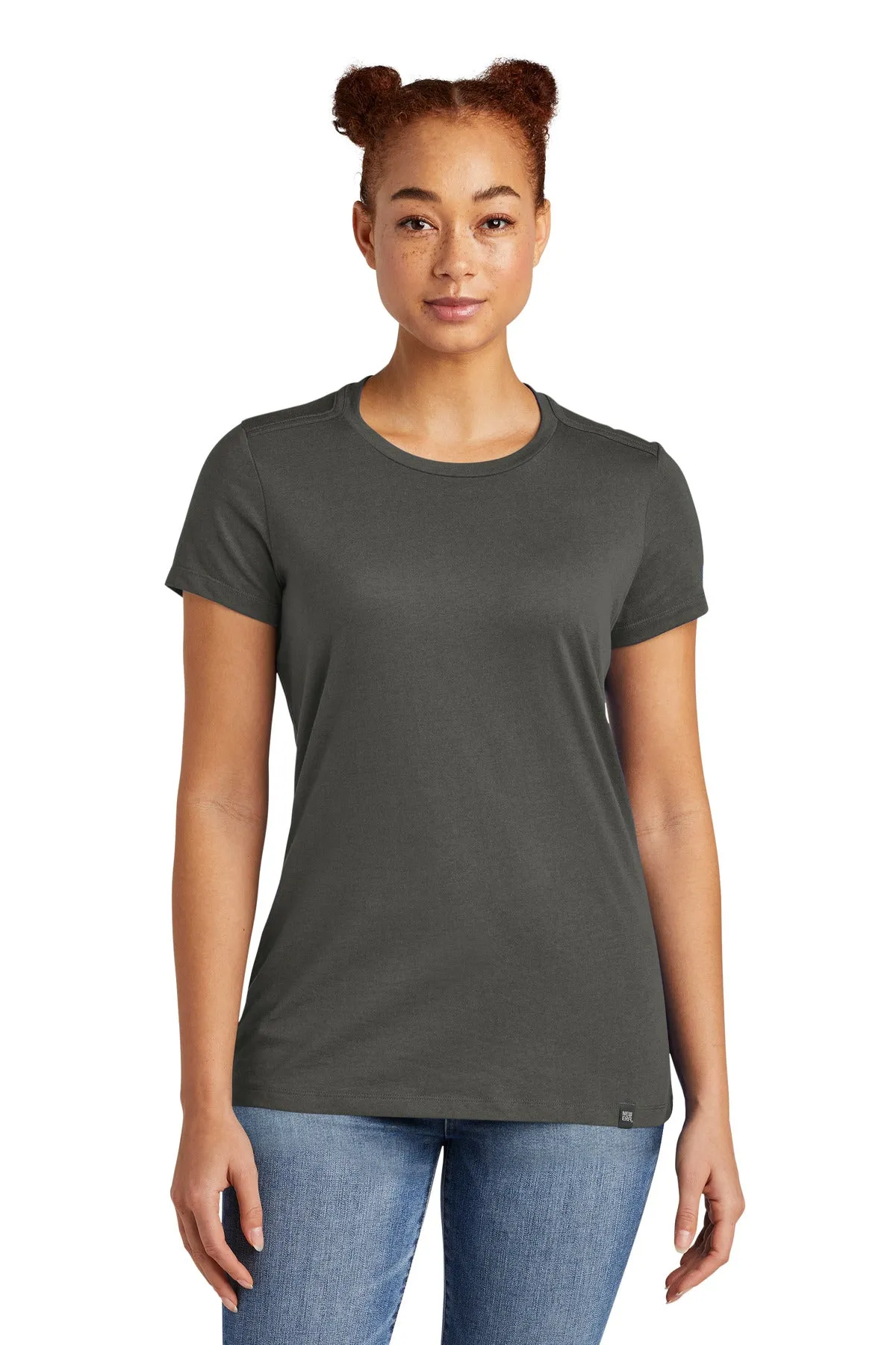 New Era Ladies Heritage Blend Crew Tee. LNEA100