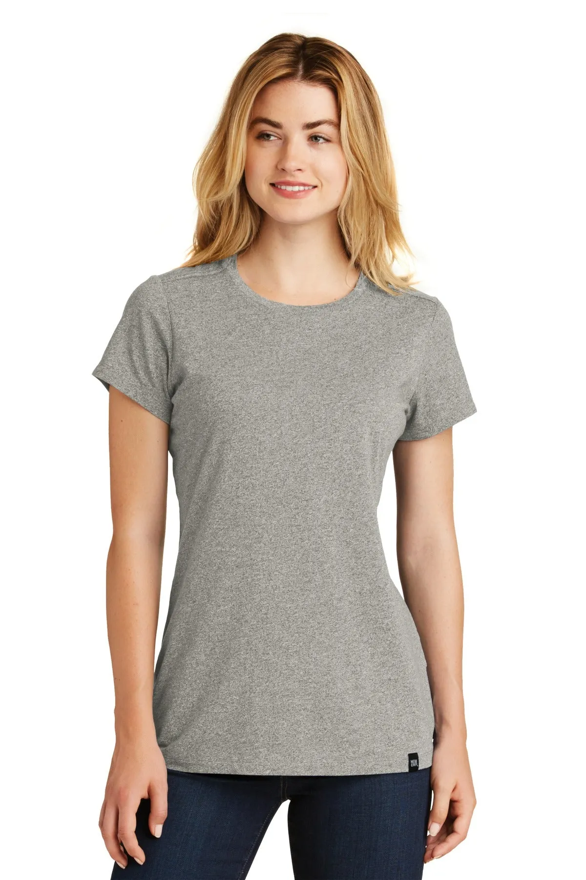 New Era Ladies Heritage Blend Crew Tee. LNEA100