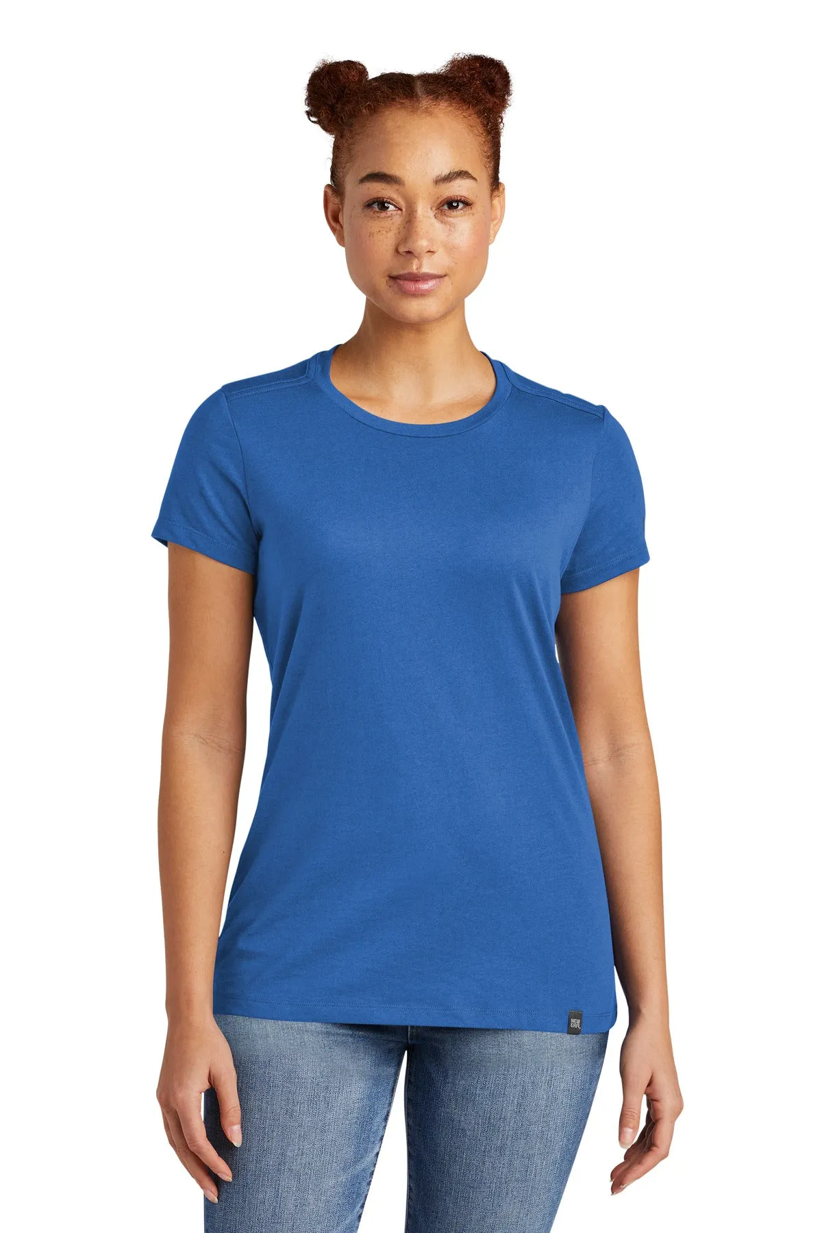 New Era Ladies Heritage Blend Crew Tee. LNEA100