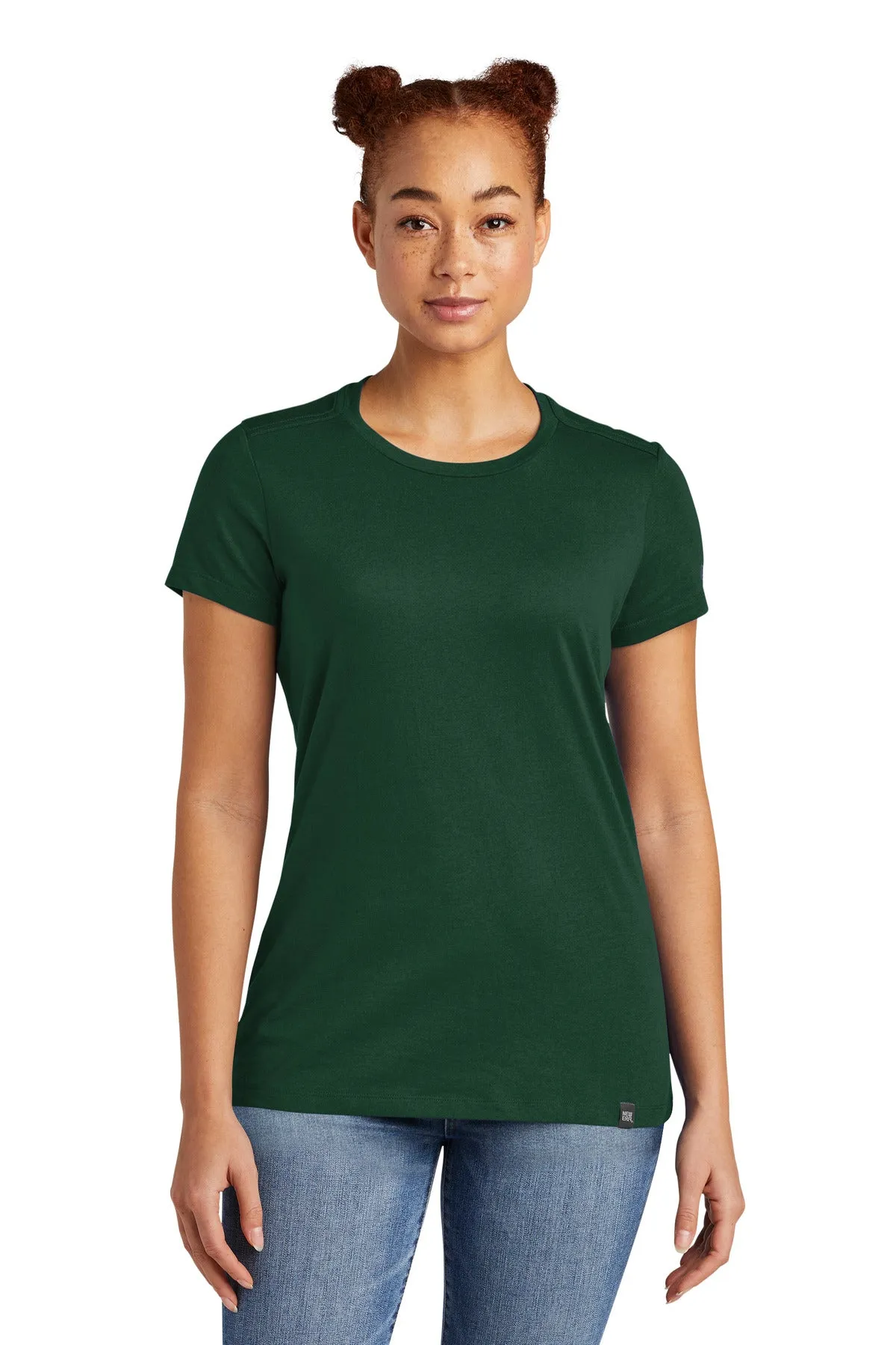 New Era Ladies Heritage Blend Crew Tee. LNEA100