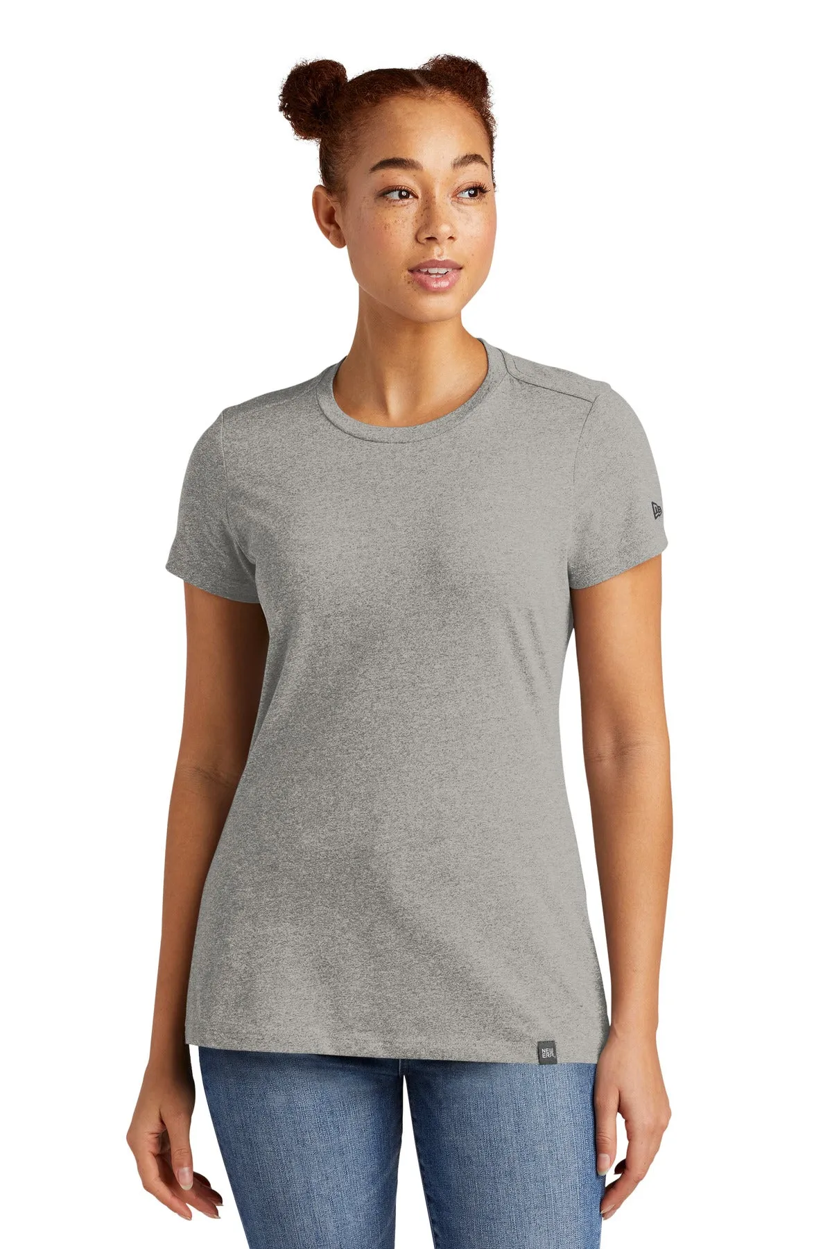 New Era Ladies Heritage Blend Crew Tee. LNEA100