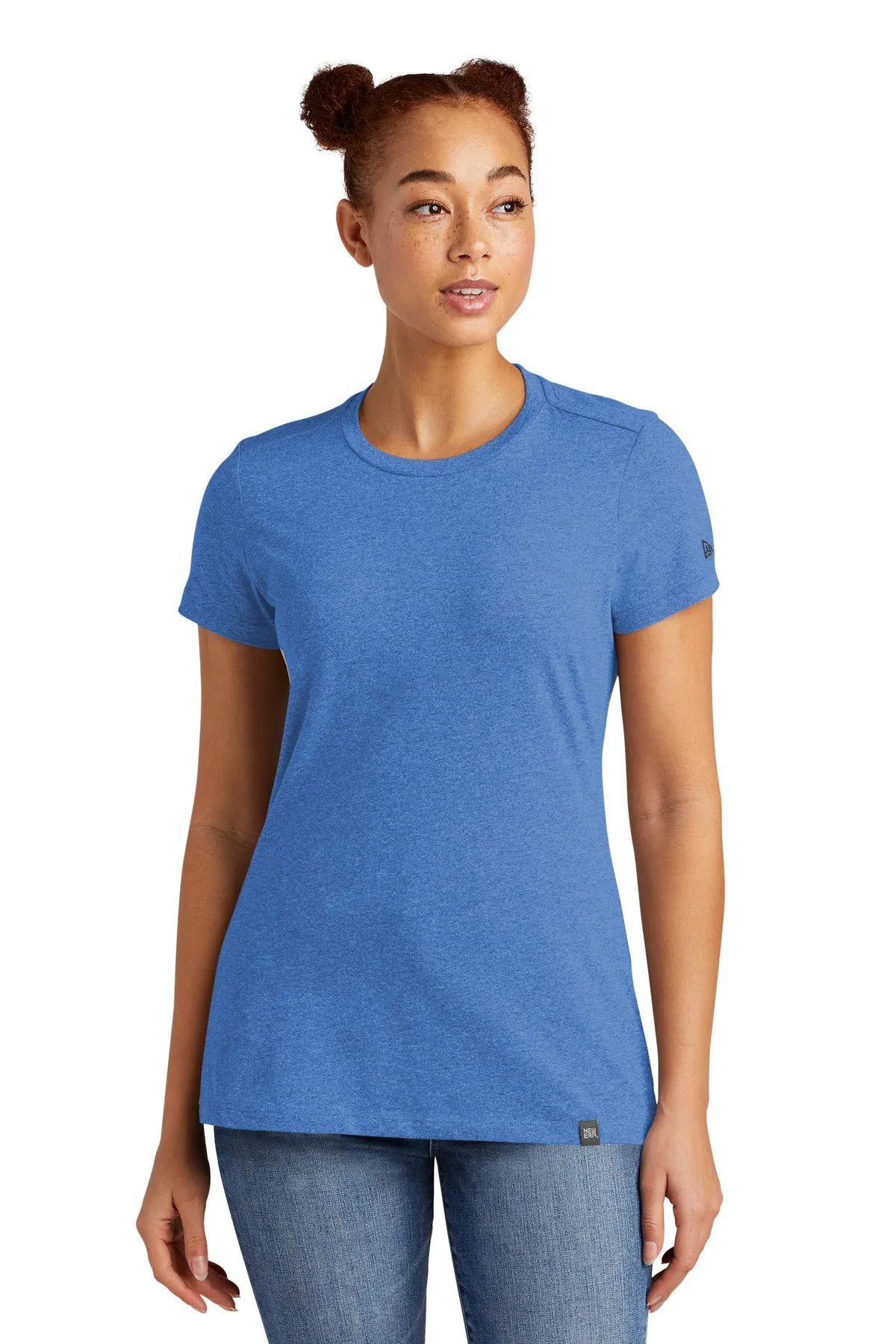 New Era Ladies Heritage Blend Crew Tee. LNEA100