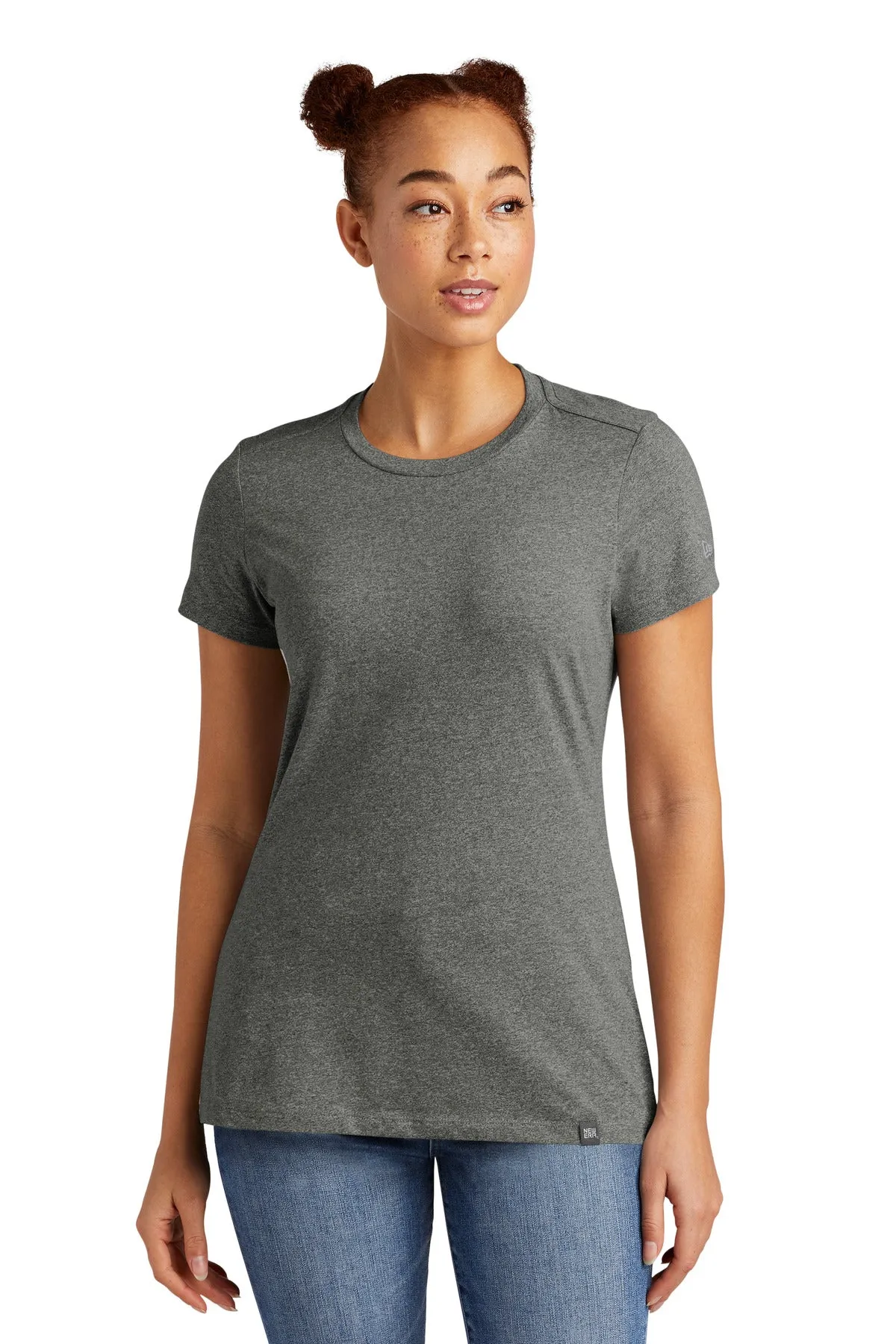 New Era Ladies Heritage Blend Crew Tee. LNEA100