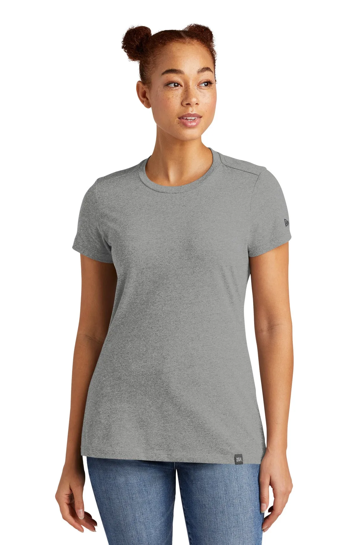 New Era Ladies Heritage Blend Crew Tee. LNEA100