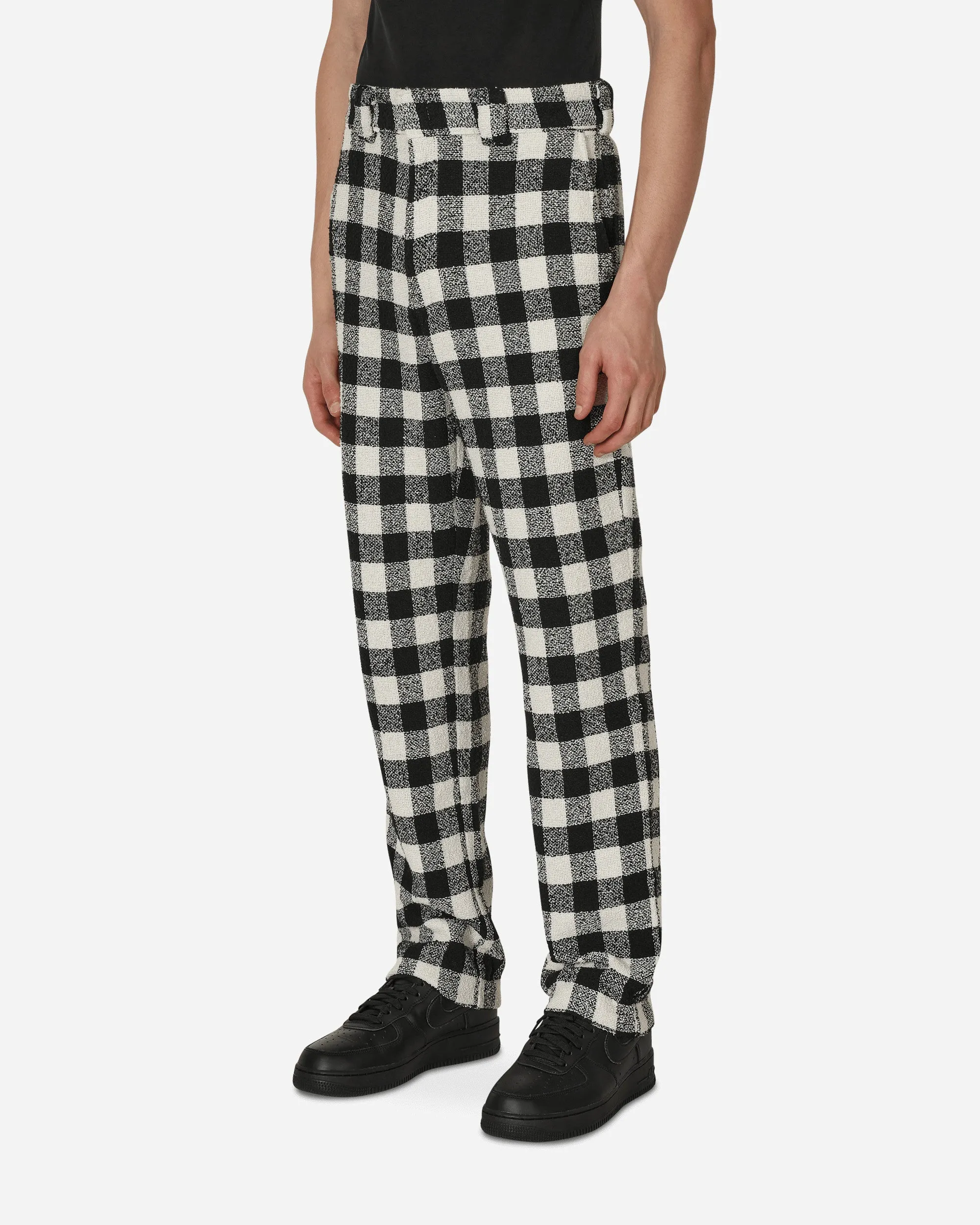 Opening Ceremony Tweed Check Pants Black