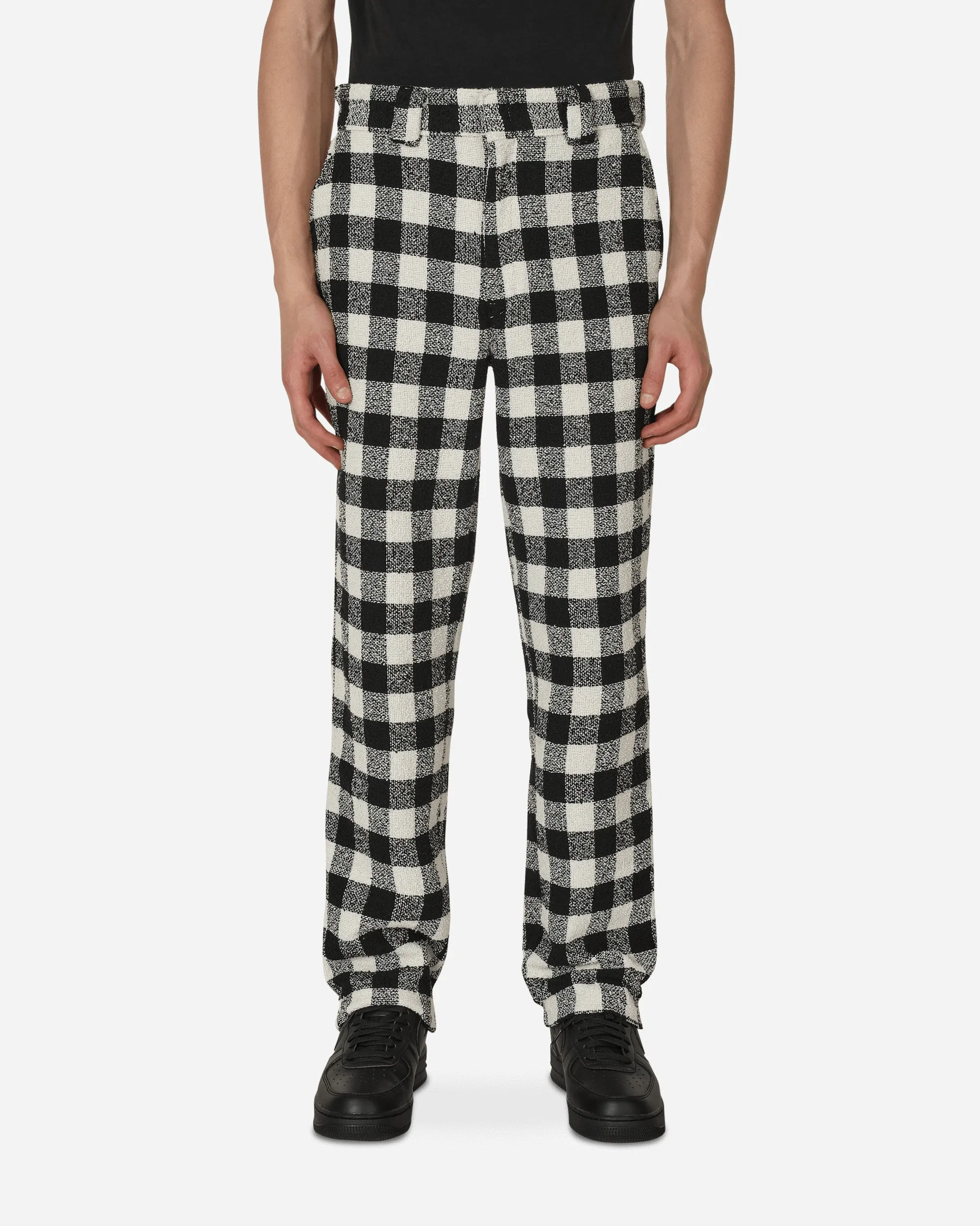 Opening Ceremony Tweed Check Pants Black