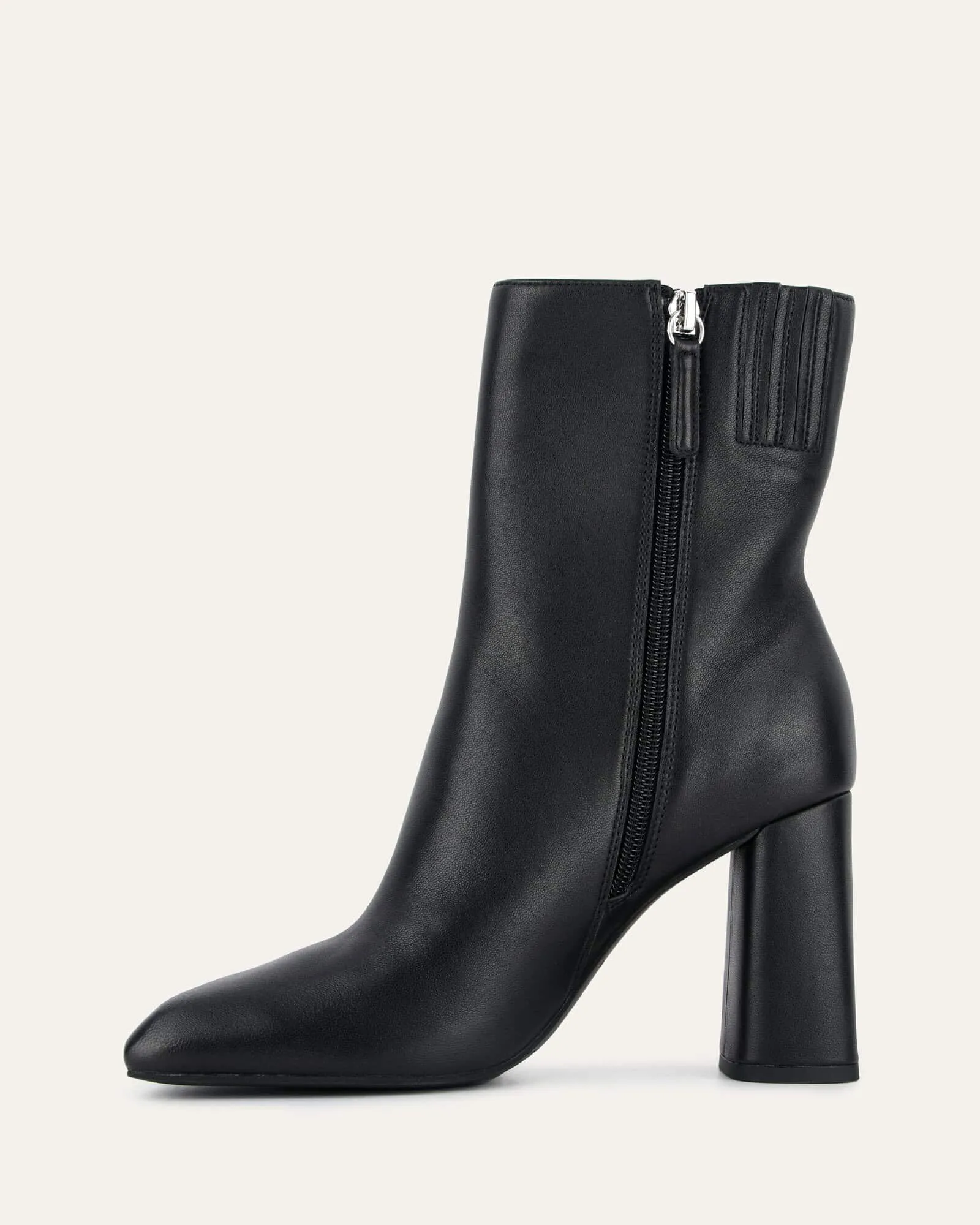 PARSON HIGH ANKLE BOOTS BLACK LEATHER