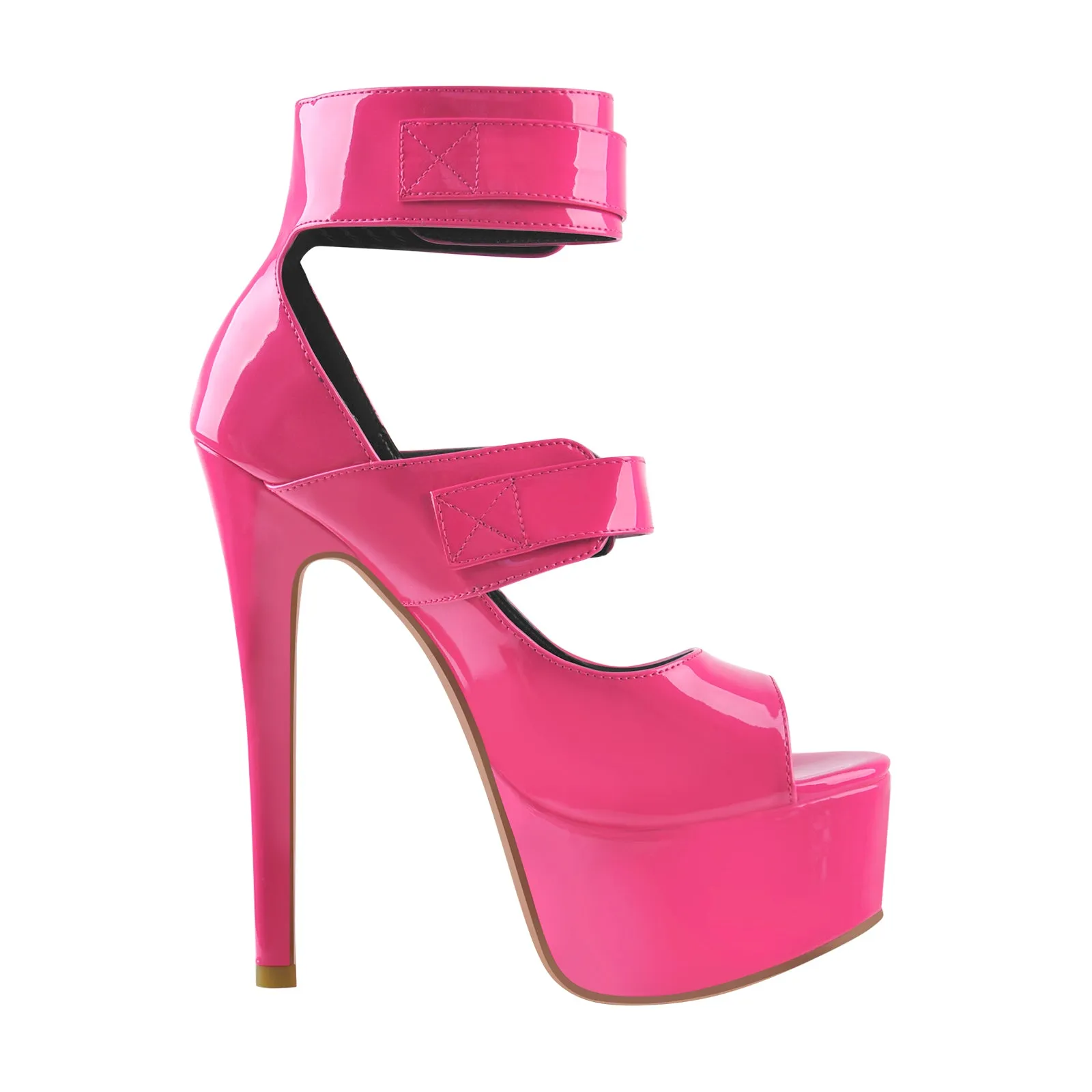 Peep Toe Platform Sandals High Heel Stilettos