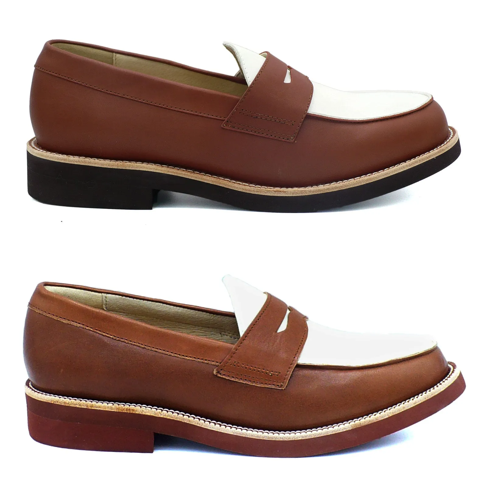 Penny Loafer - Two Tone