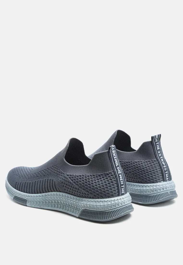 Plumers Knitted Slip On Walking Shoes