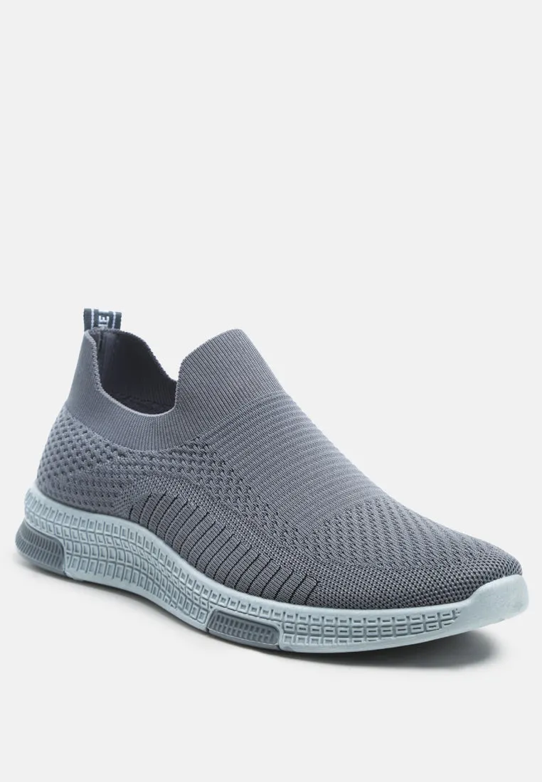 Plumers Knitted Slip On Walking Shoes