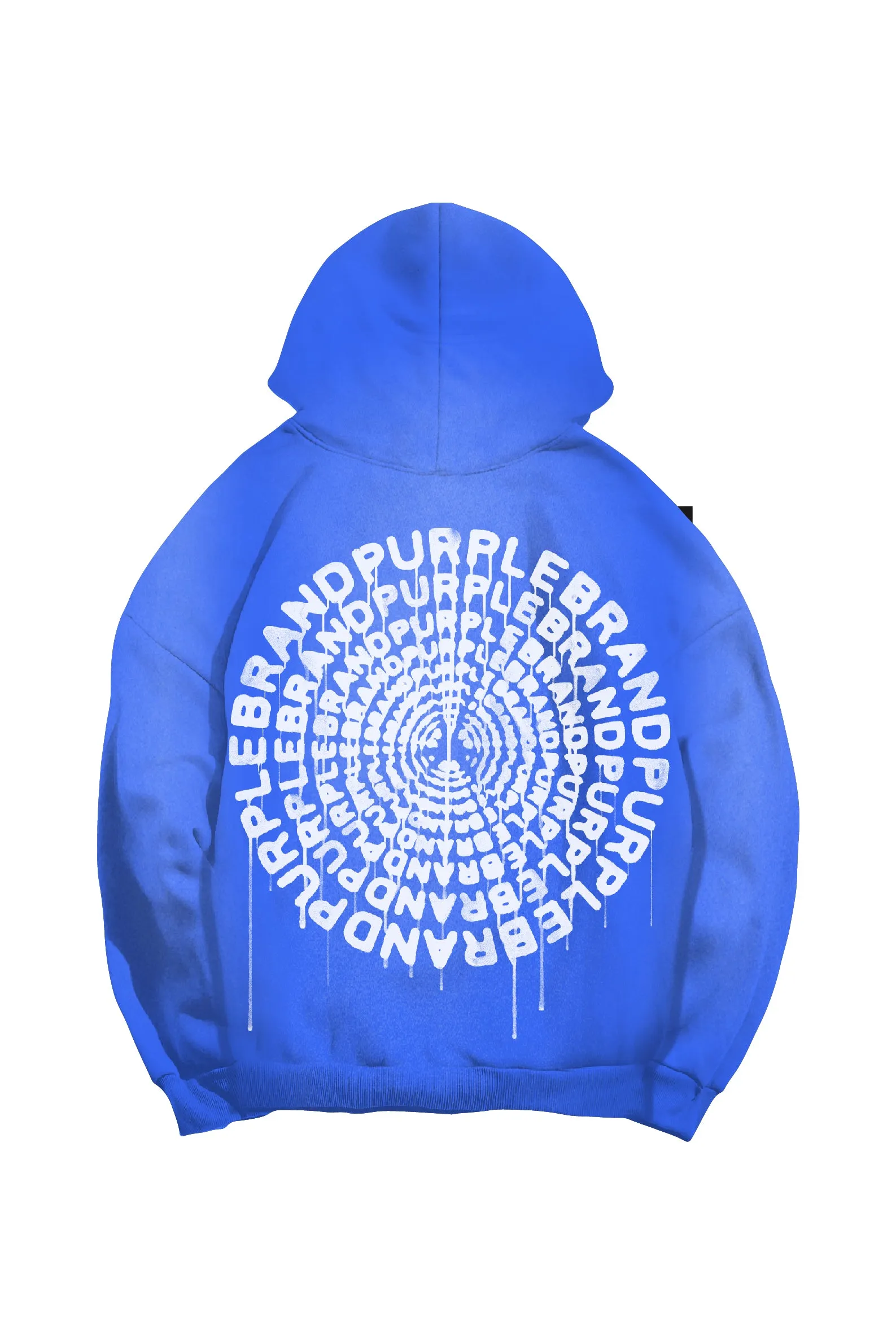 Purple Brand Fleece Hoody-BLUE