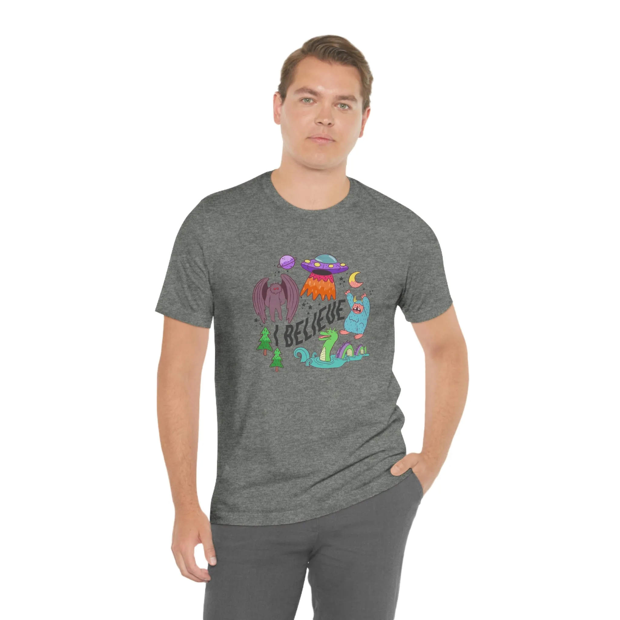 "I Believe" Mythical Creature Cryptids Tee - Unisex Shirt