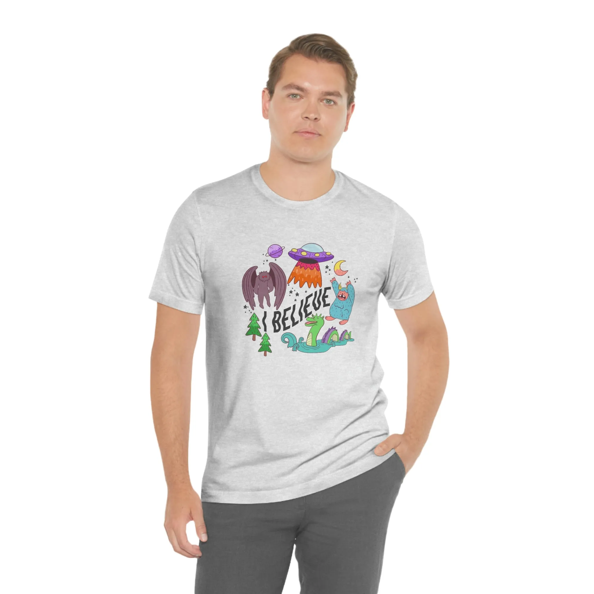 "I Believe" Mythical Creature Cryptids Tee - Unisex Shirt