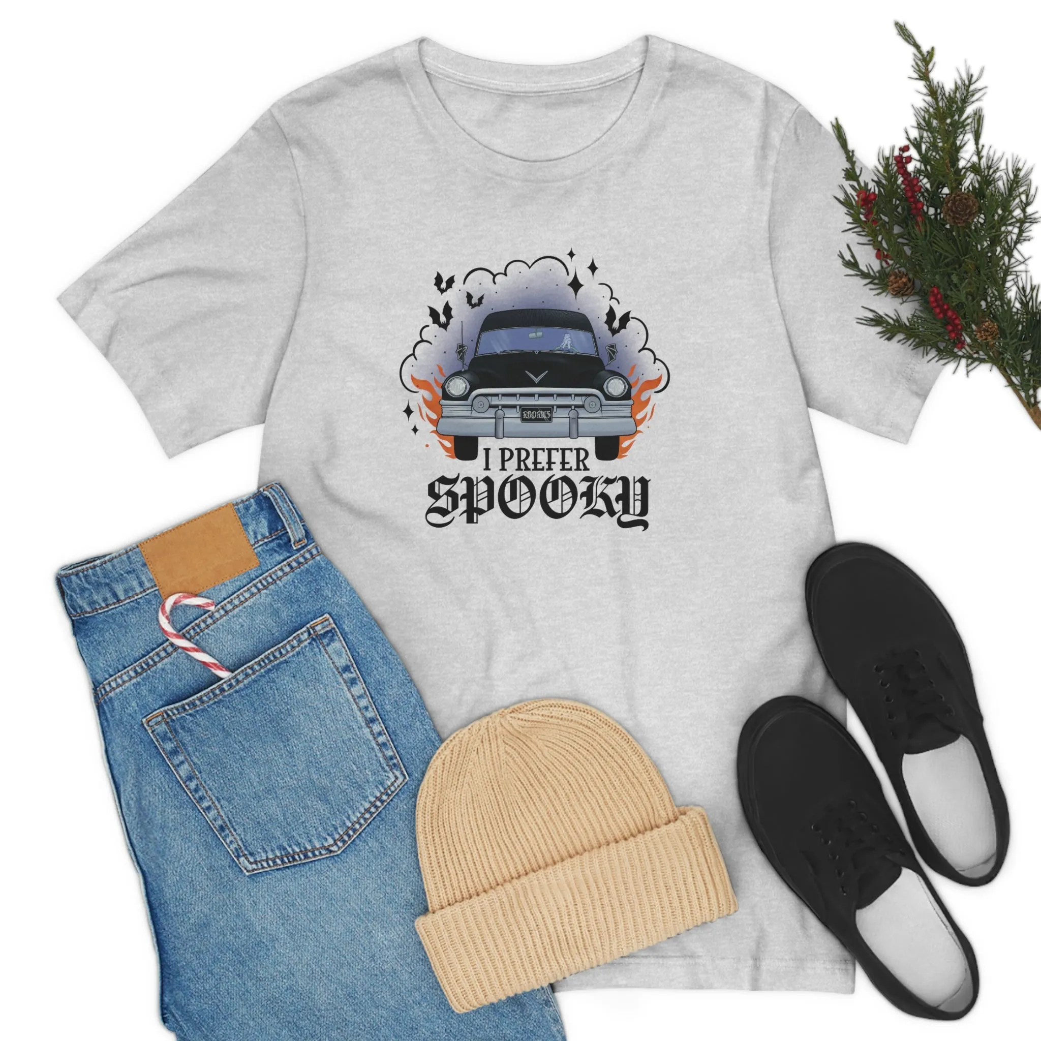 "I Prefer Spooky" Hearse Tee - Unisex Shirt