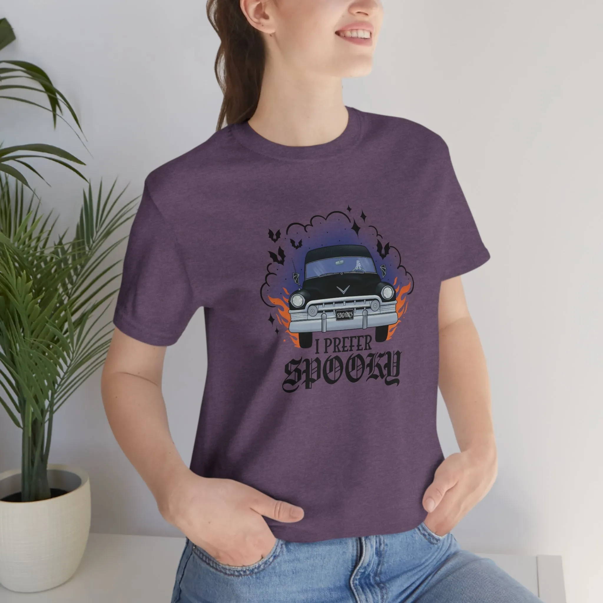 "I Prefer Spooky" Hearse Tee - Unisex Shirt