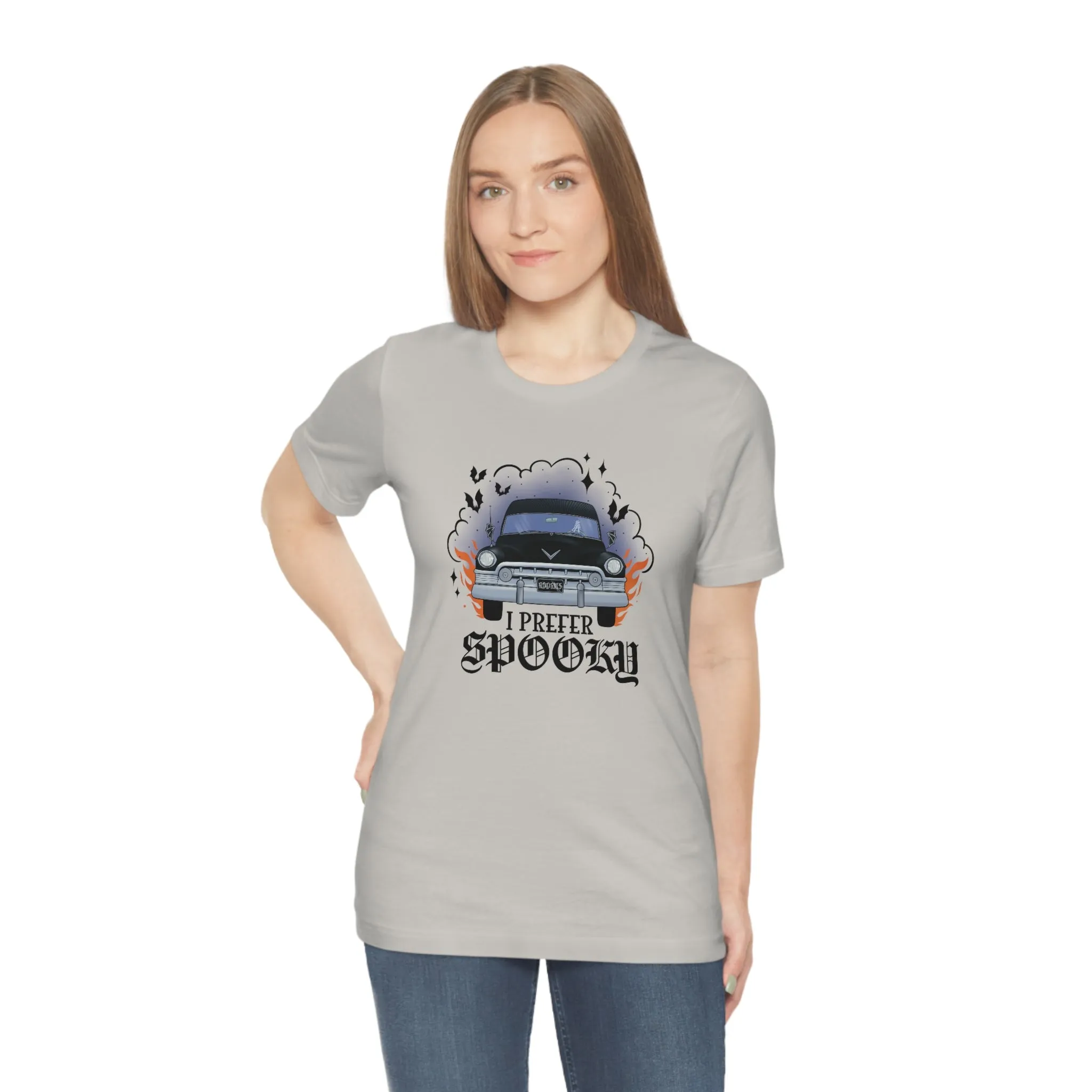 "I Prefer Spooky" Hearse Tee - Unisex Shirt