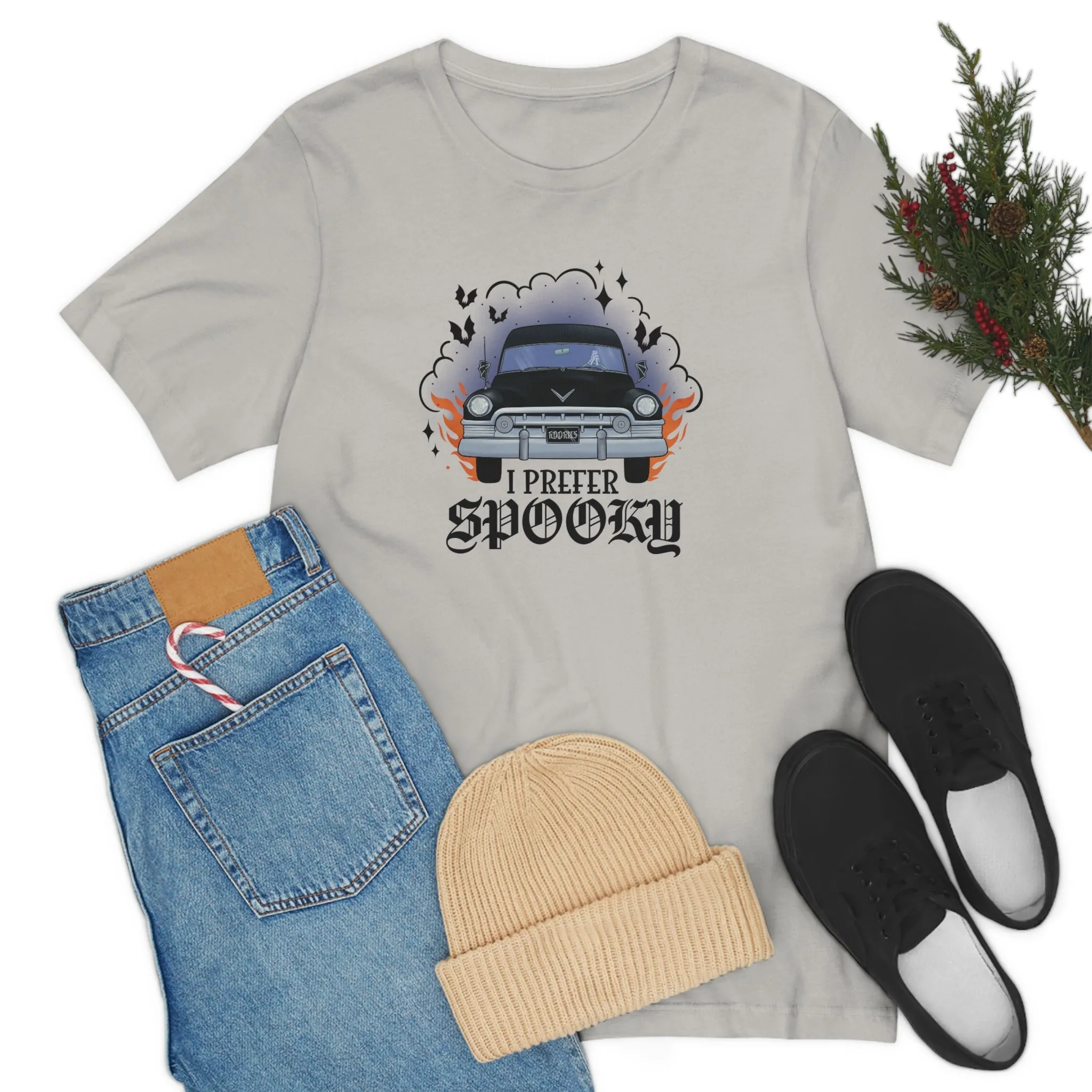 "I Prefer Spooky" Hearse Tee - Unisex Shirt