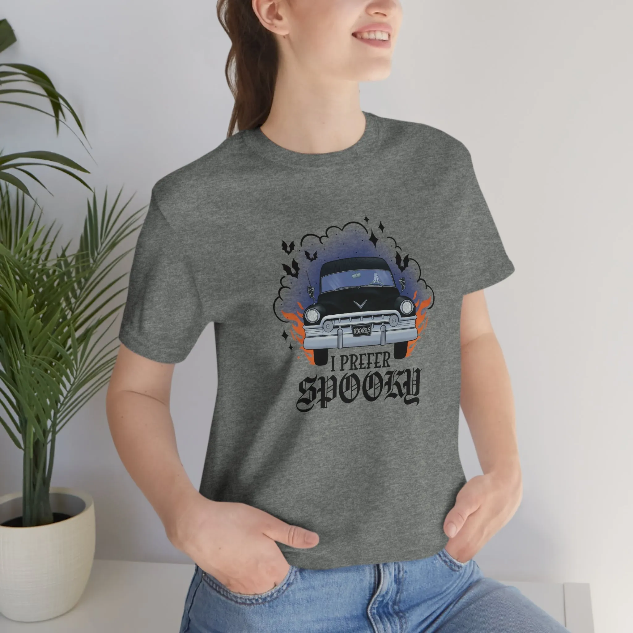 "I Prefer Spooky" Hearse Tee - Unisex Shirt