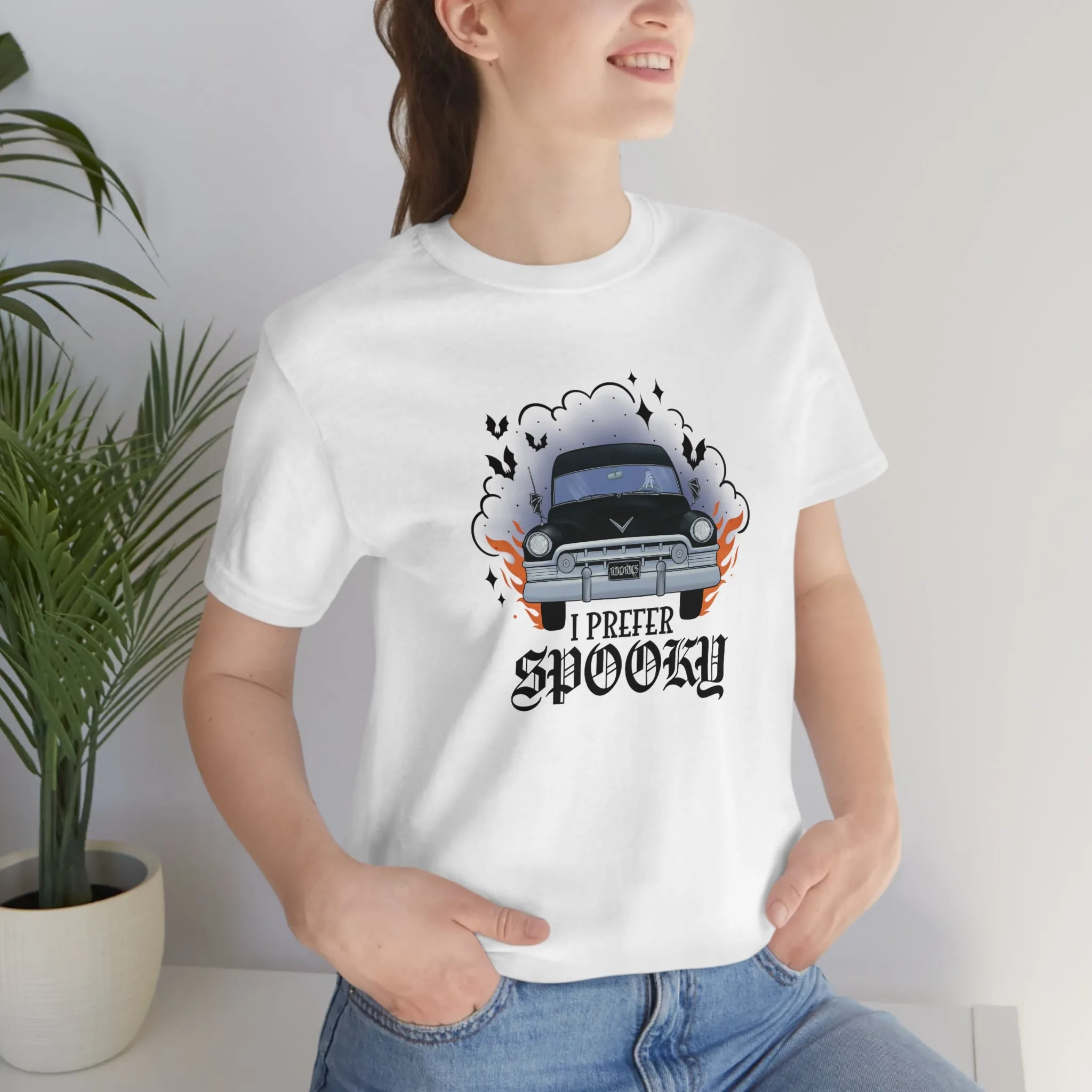 "I Prefer Spooky" Hearse Tee - Unisex Shirt