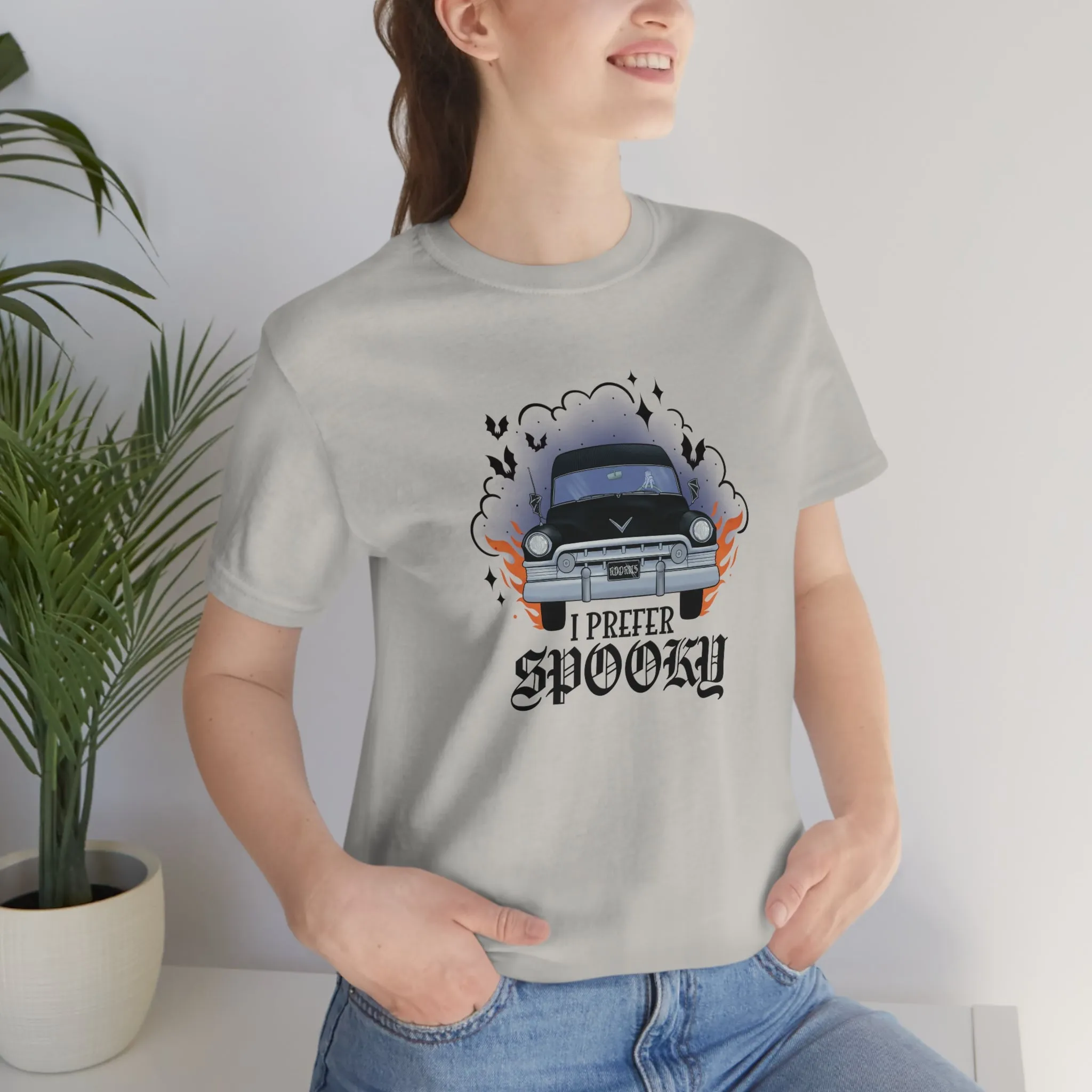 "I Prefer Spooky" Hearse Tee - Unisex Shirt