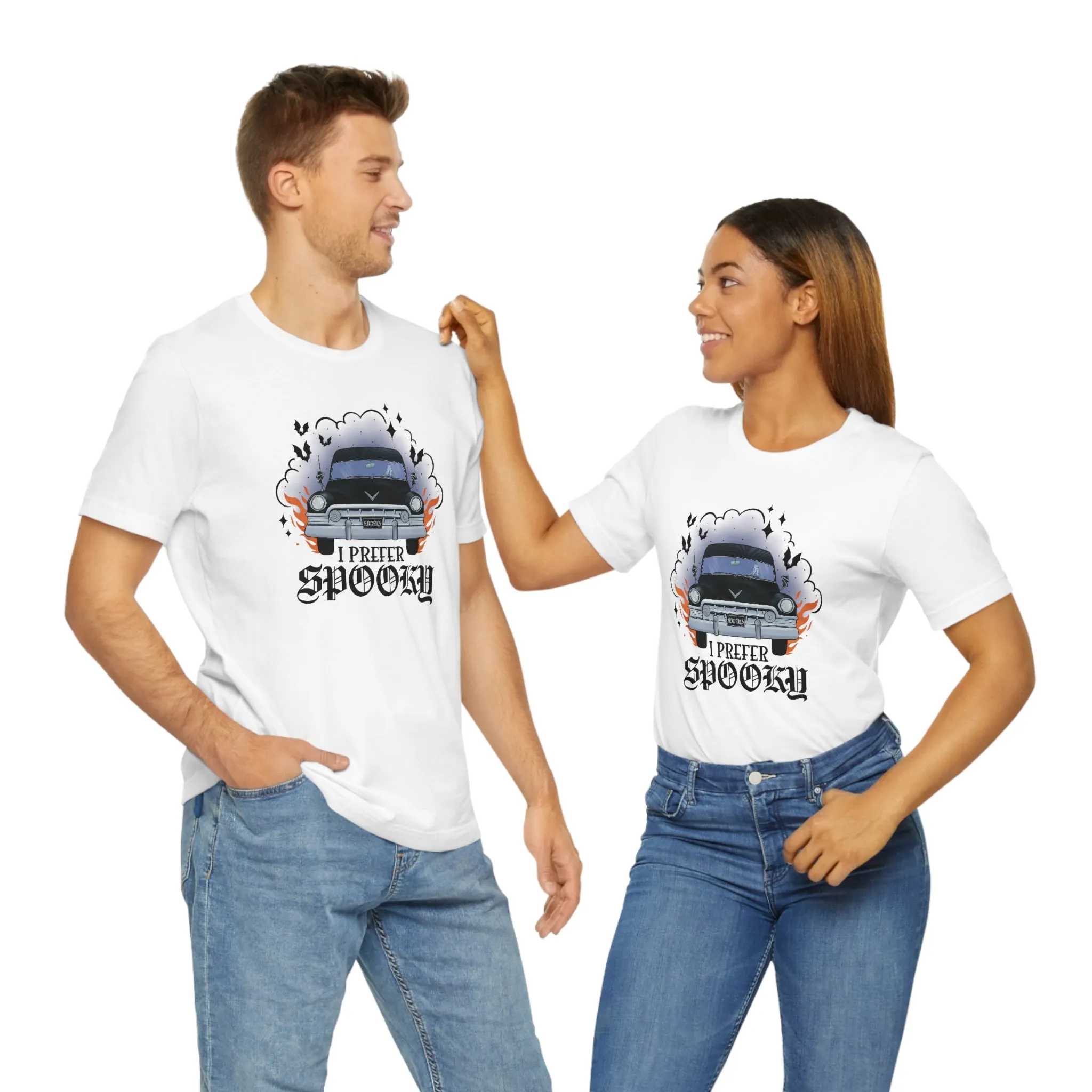 "I Prefer Spooky" Hearse Tee - Unisex Shirt