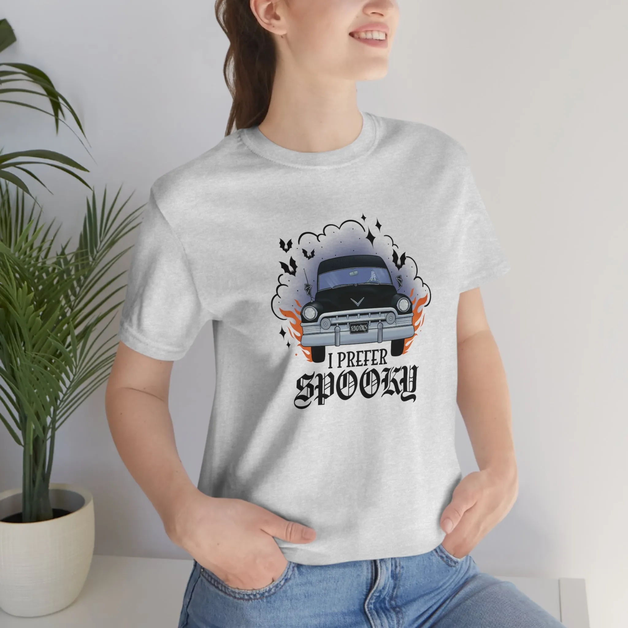 "I Prefer Spooky" Hearse Tee - Unisex Shirt