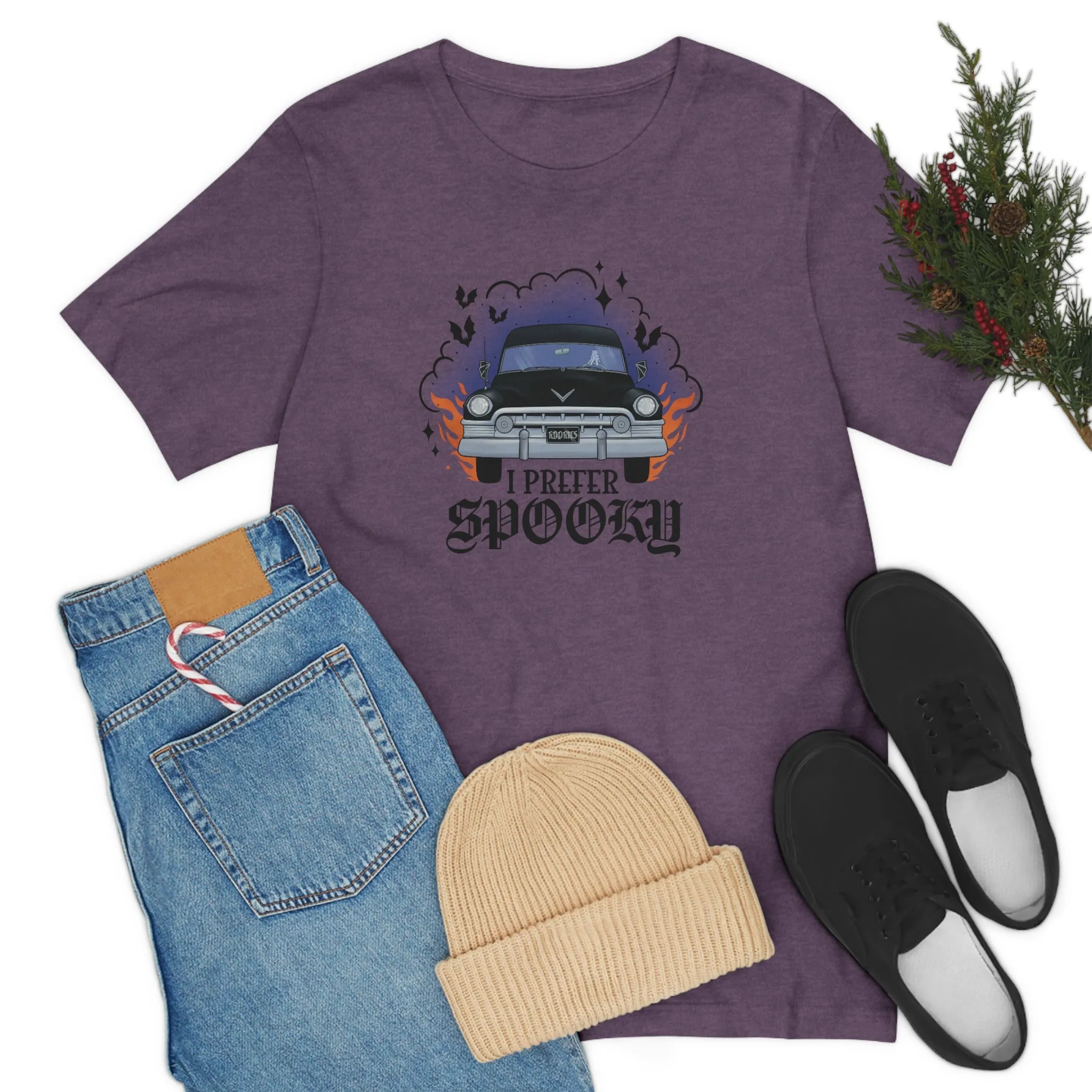 "I Prefer Spooky" Hearse Tee - Unisex Shirt